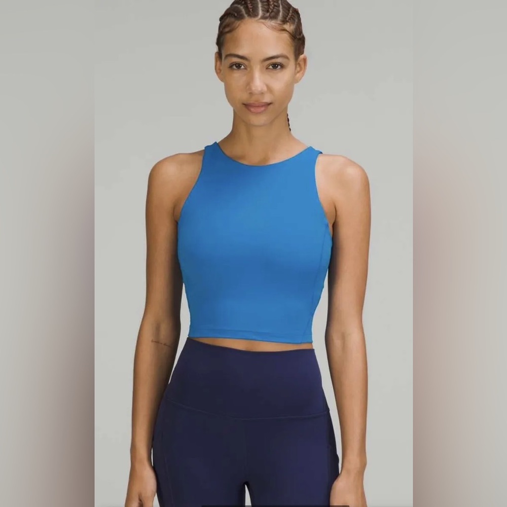 Lululemon Align High Neck Tank, Size 6, Poolside